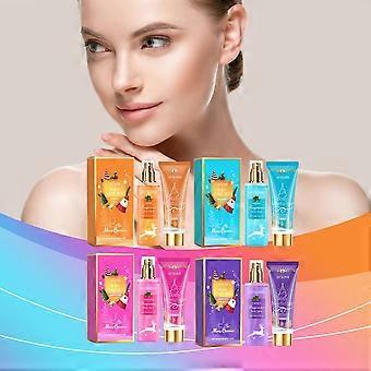 Juleduft kropspleje sæt bodyspray bodylotion feriefest frisk duft pink duft