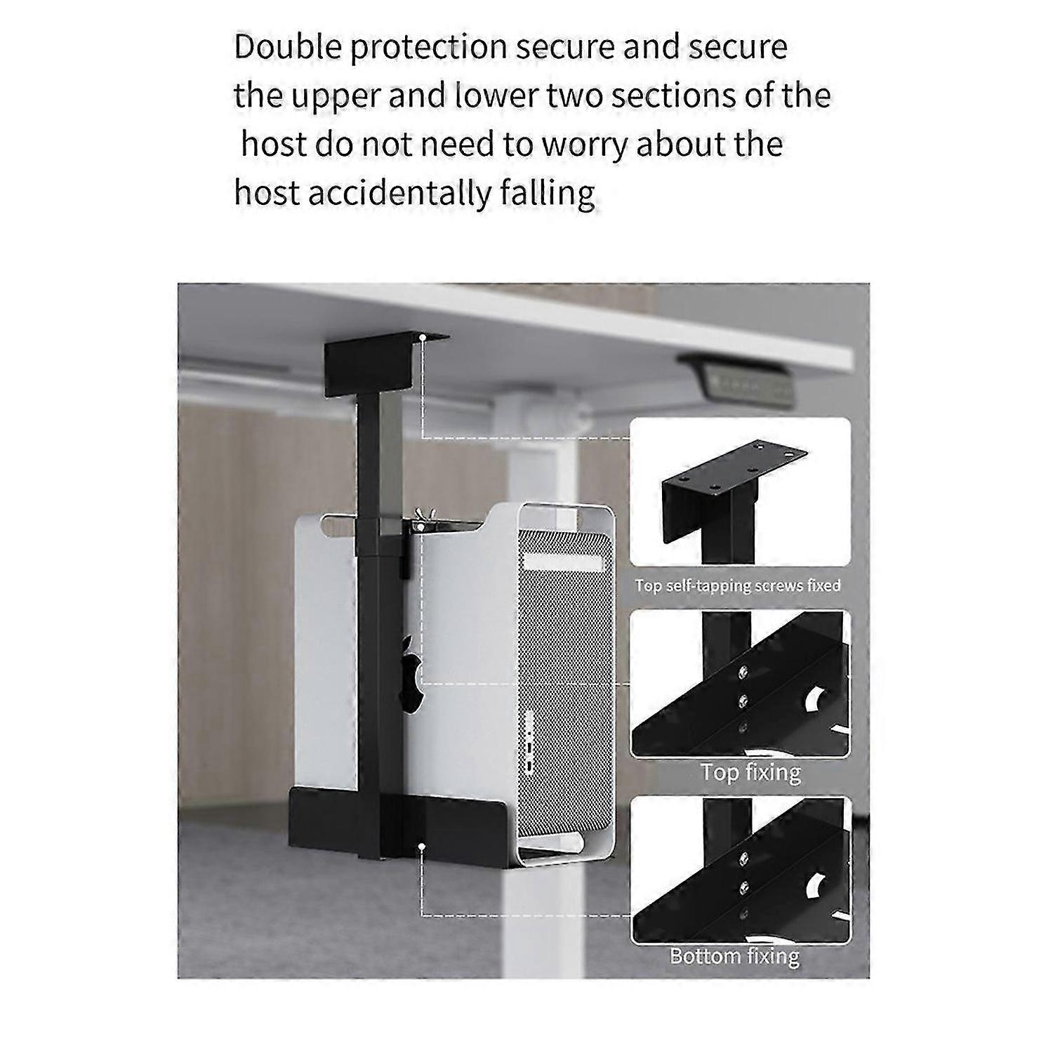 Mainframe Bracket Host Case Bracket Computer Wall Mount Hanger B