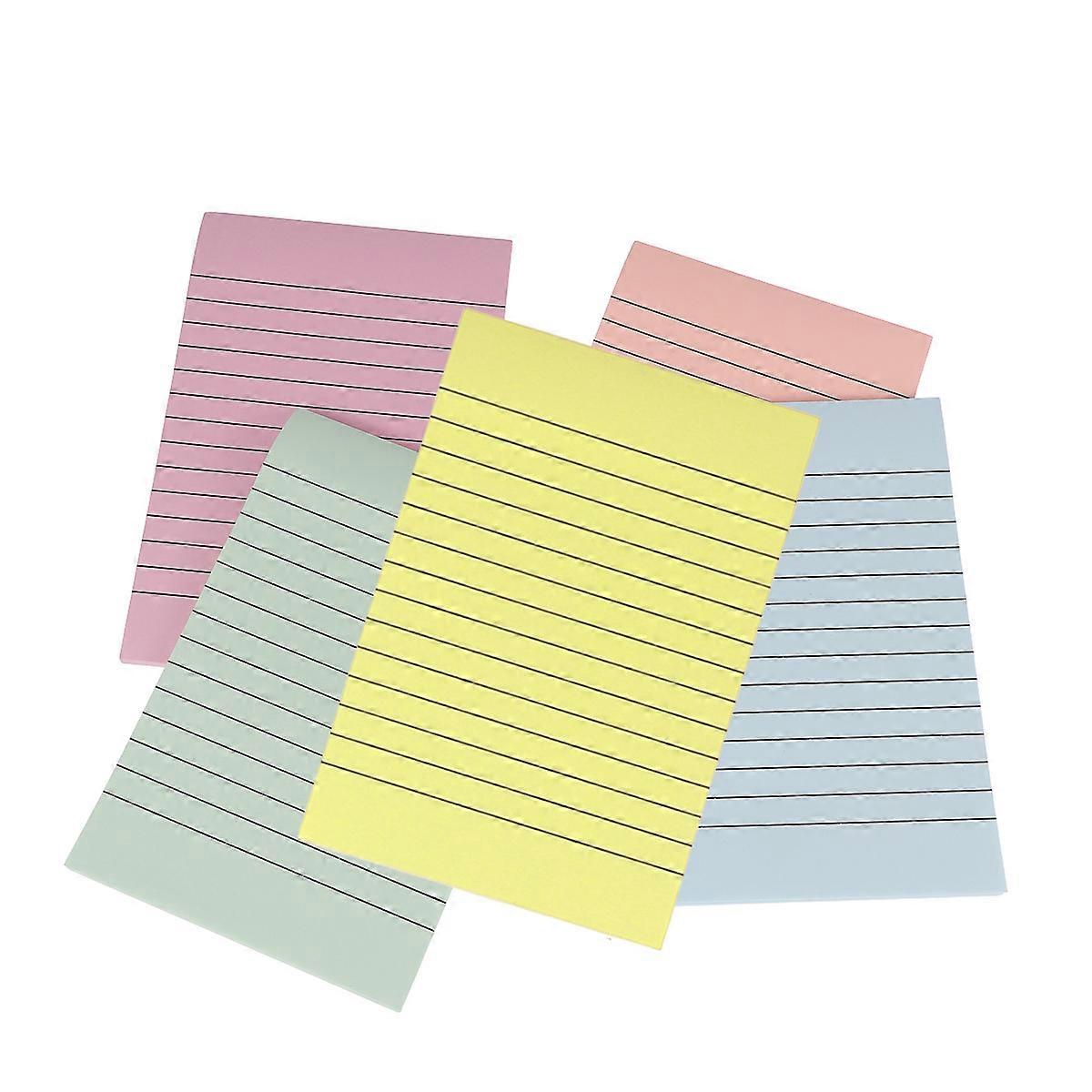 5 Pcs Yellow Sticky Notes Checklist Note Message Notes Sticky Sticky Memo Pad Planner Paper