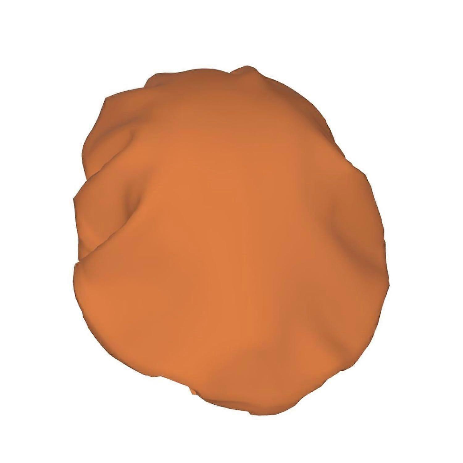 Solid color30 Reusable shower cap - double-layer waterproof, elastic