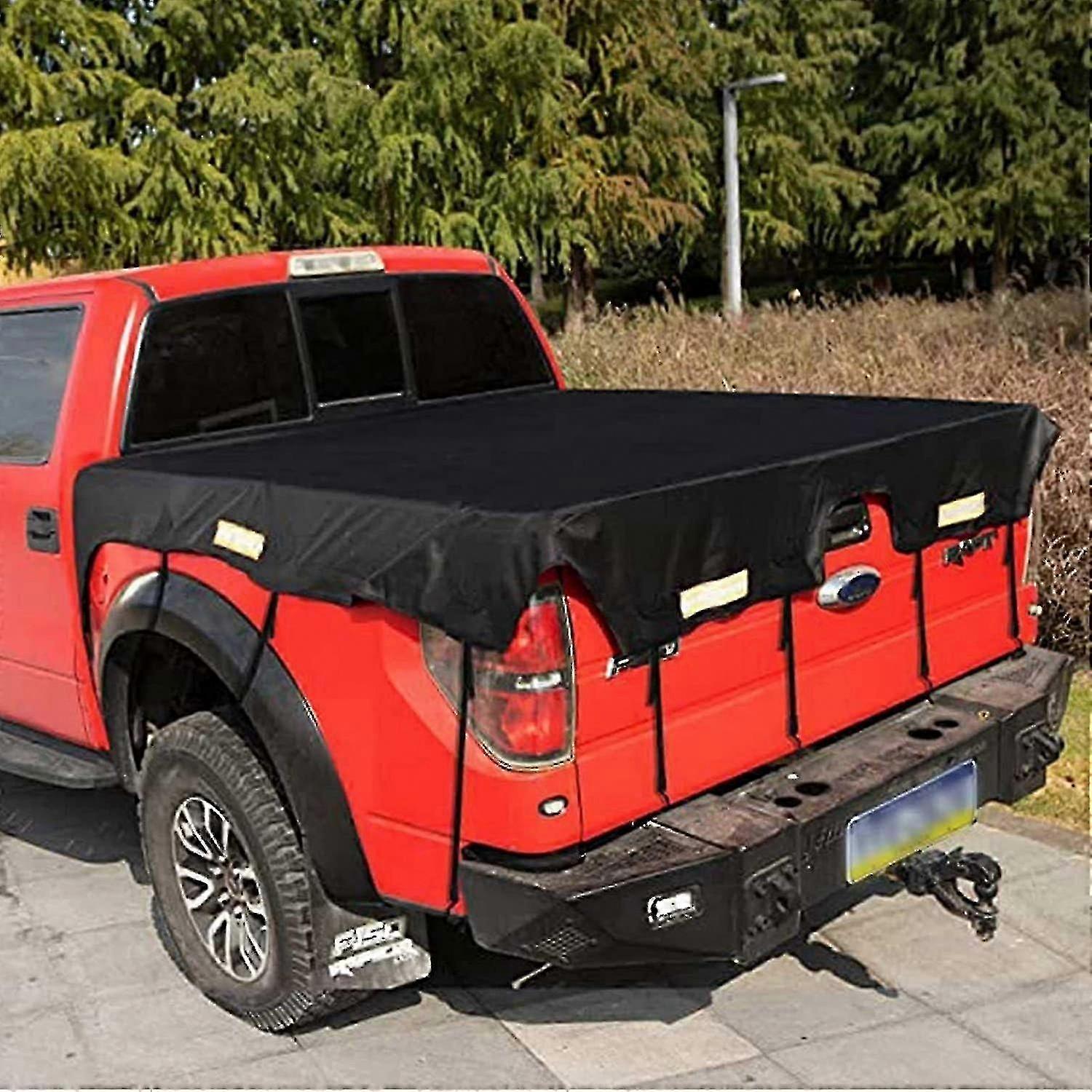 Couverture des bennes de camions standard : Bâche imperméable en Oxford 600D avec tendeurs élastiques