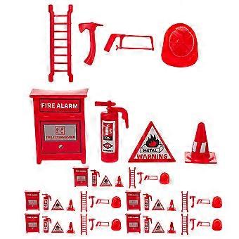 Firefighter Toys Bulk Plastic Fire Extinguisher Model for Decoration 12Sets