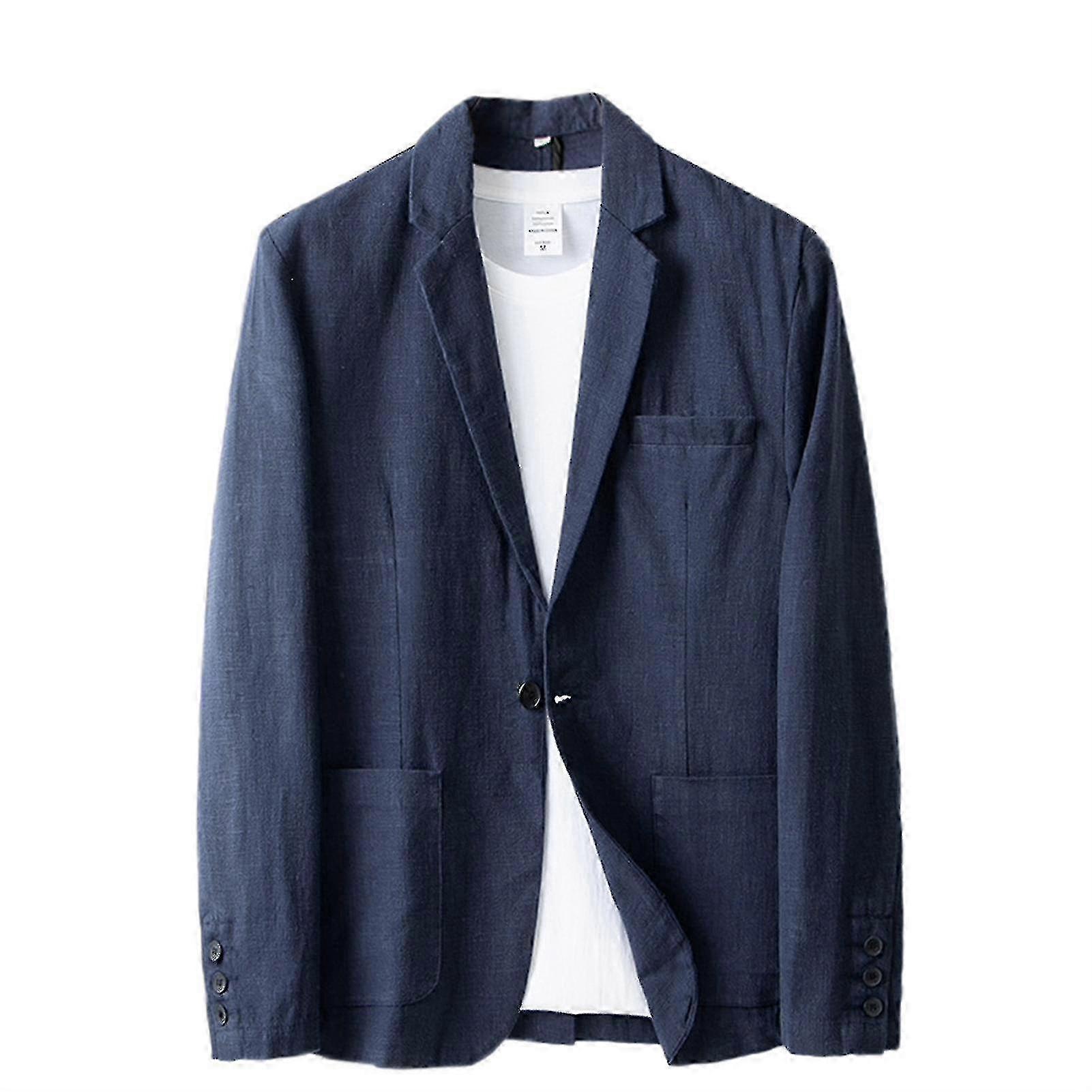 Men's Linen Blazer Jacket