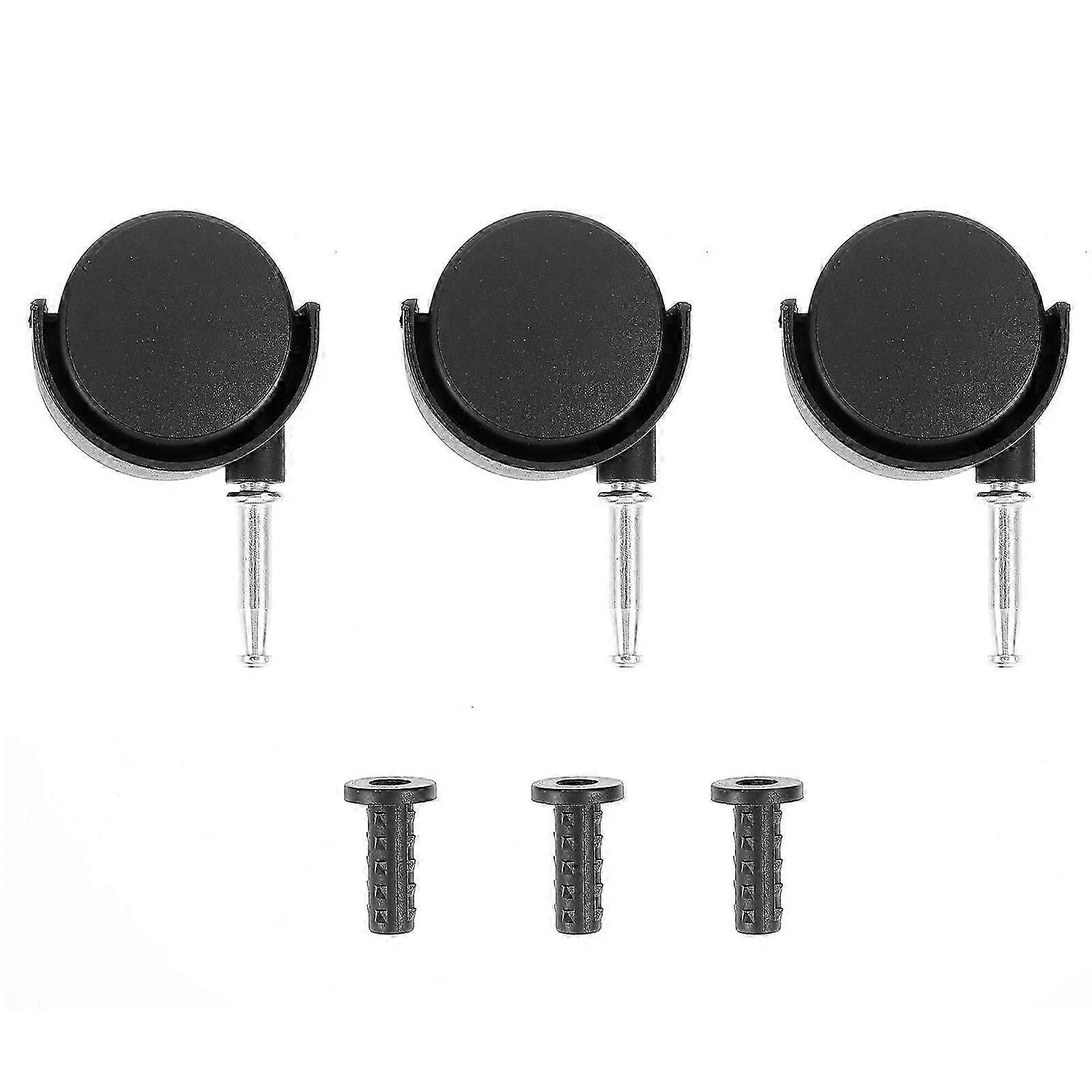 3pcs Vacuum Cleaner Plastic Wheels 360 Rotatable Water Absorber Casters