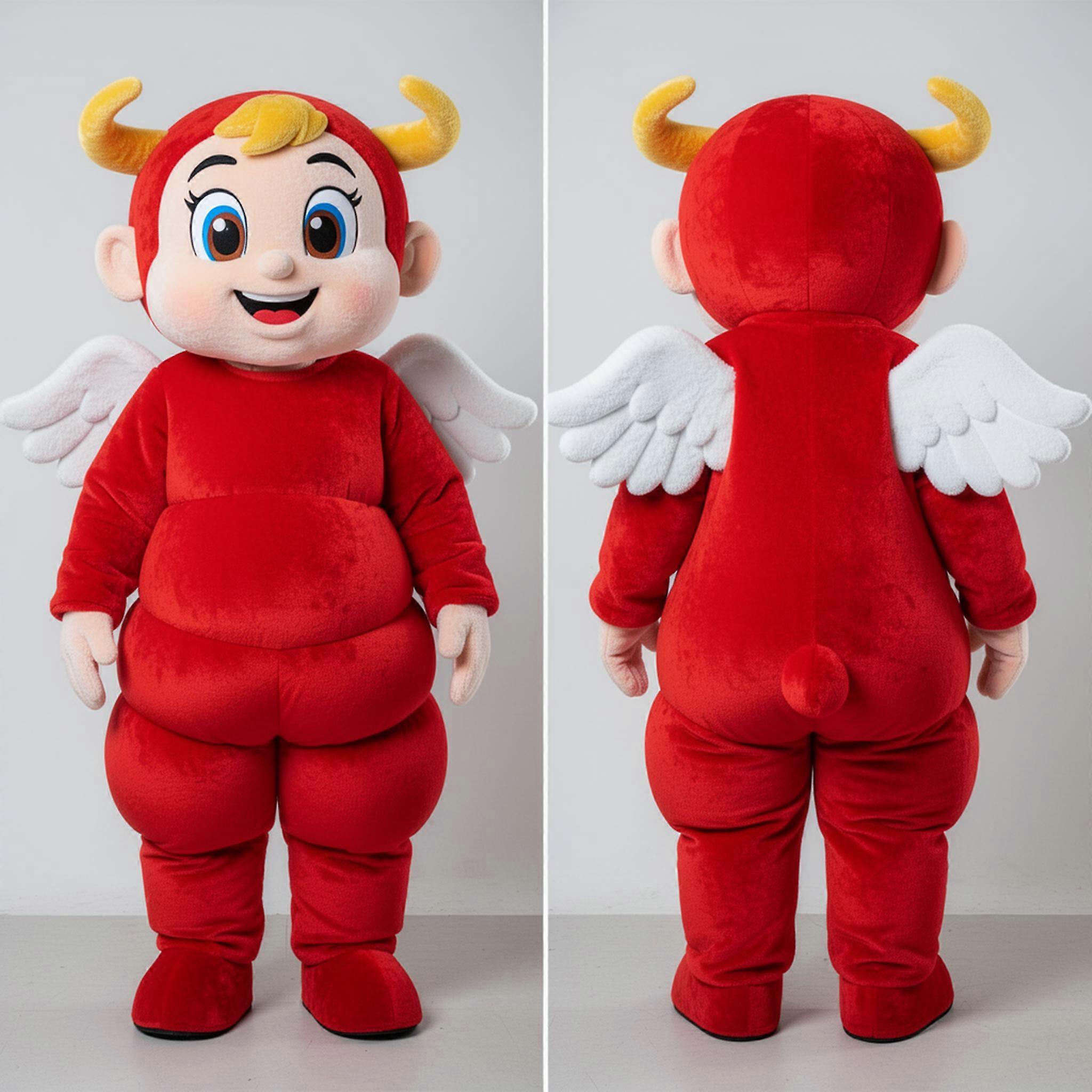 MASTICOT Crimson Heart Cupid Mascot
