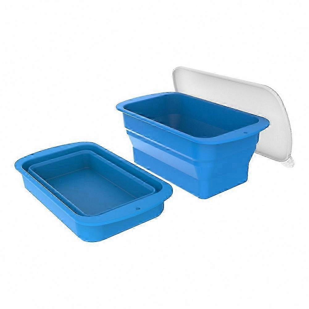 For Ice Bath Cold Plunge Tub 2PC Extra Large Collapsible Stackable Silicone Ice Block Mold