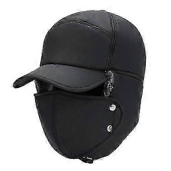 Gorro de invierno cálido y cortavientos para hombre con orejeras, ideal para deportes al aire libre y esquí. C5