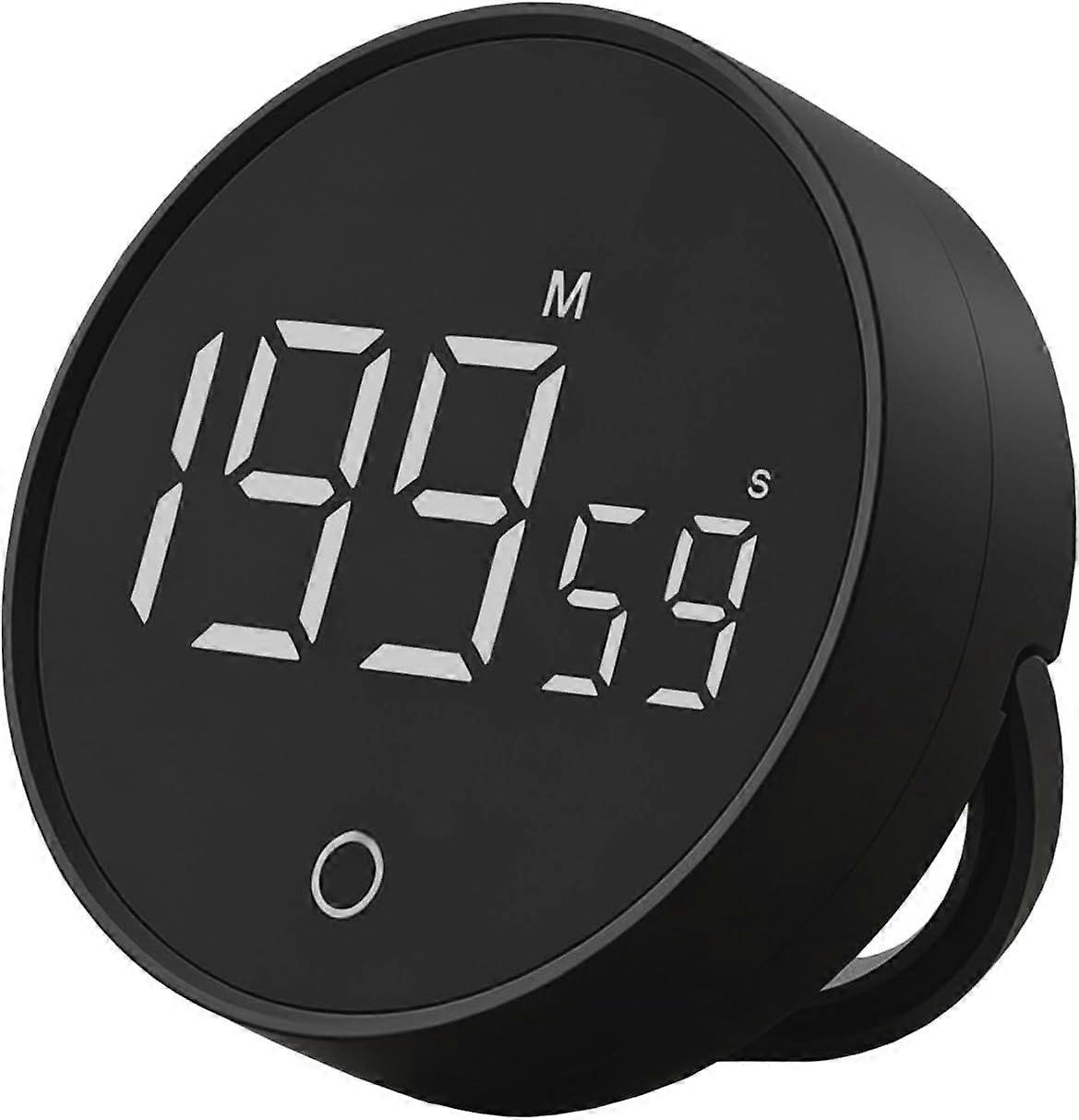 Magnetic Digital Kitchen Timer, Large LED Display Visual Countdown & Count Up Timer with Adjustable 3 Volume & Brightness Silent Productivity Timer fo