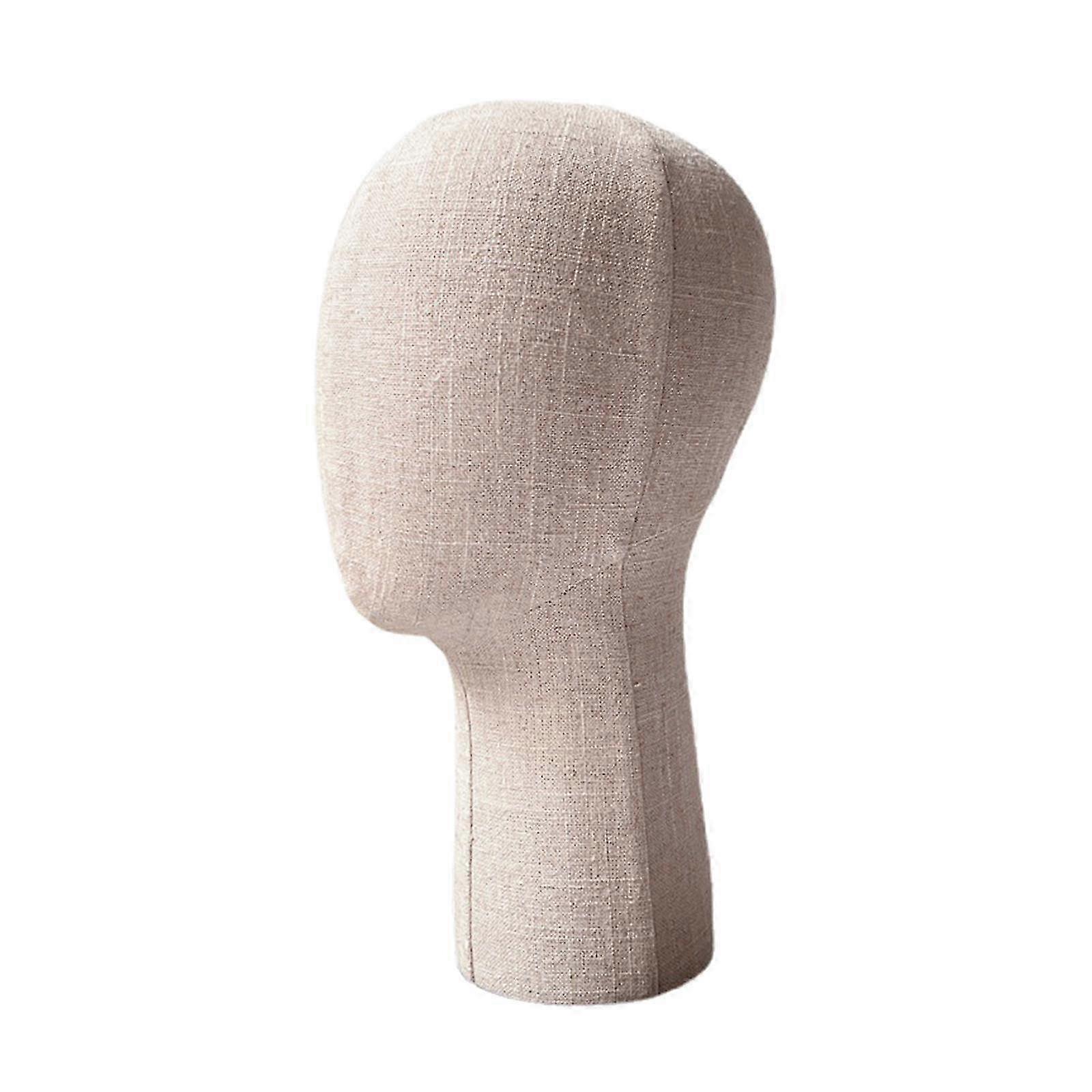 Tabletop Hat Display Mannequin Wood Base