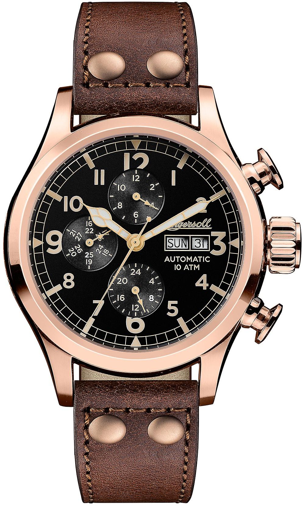 Ingersoll amstrong Automatic Analog Man Watch with Cowskin Bracelet I02201