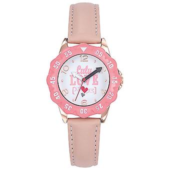 Lulucastagnette ? petale ? 38864 ? Kids Watch Kids Analog Quartz Watch with Cowhide Bracelet 38864
