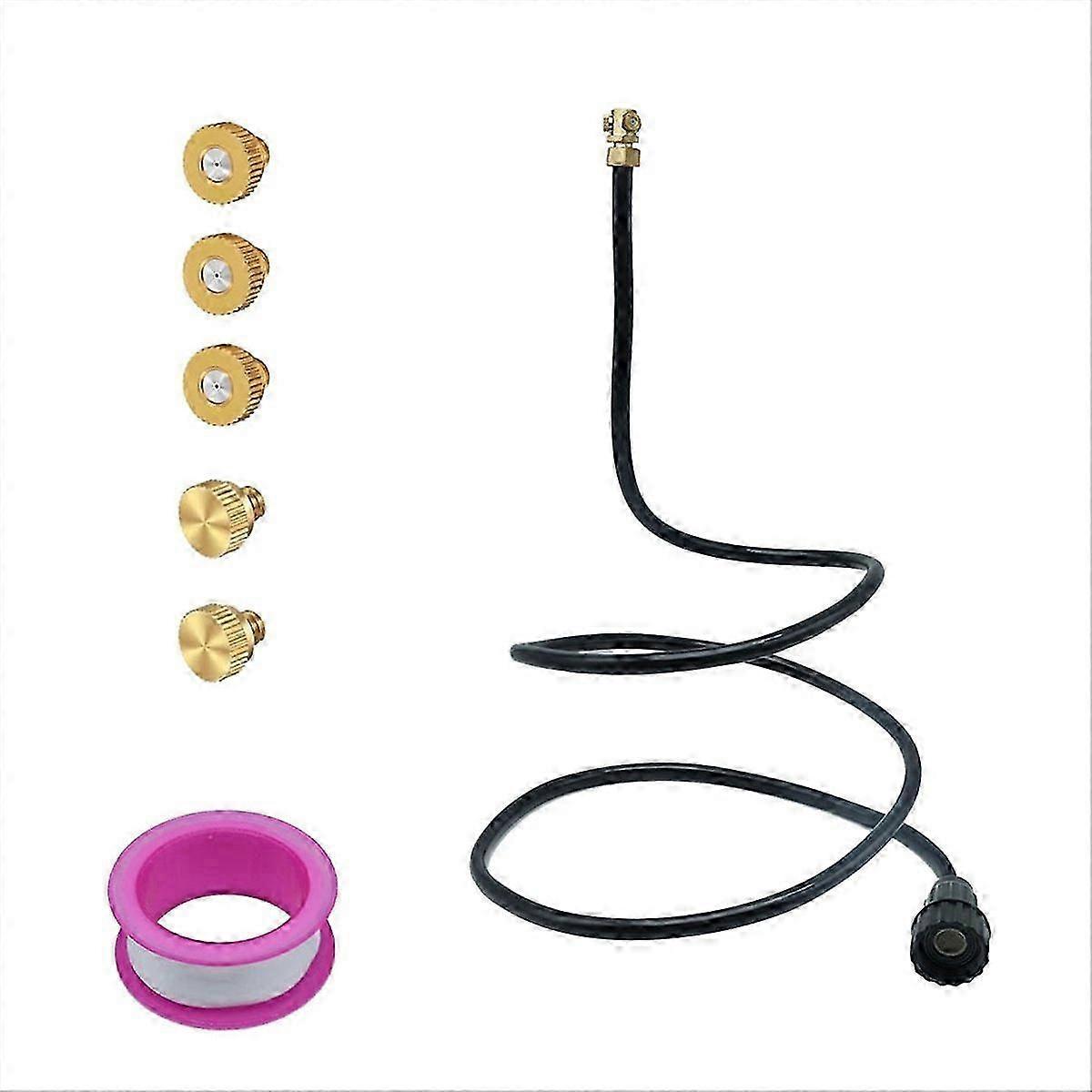 Bendable 360° Freestanding Misting Hose