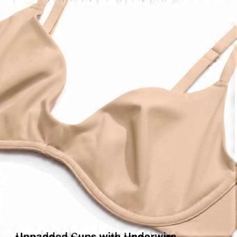 Plus size TK European and American size English labeled steel rim, flat neck round neck, seamless slim bra