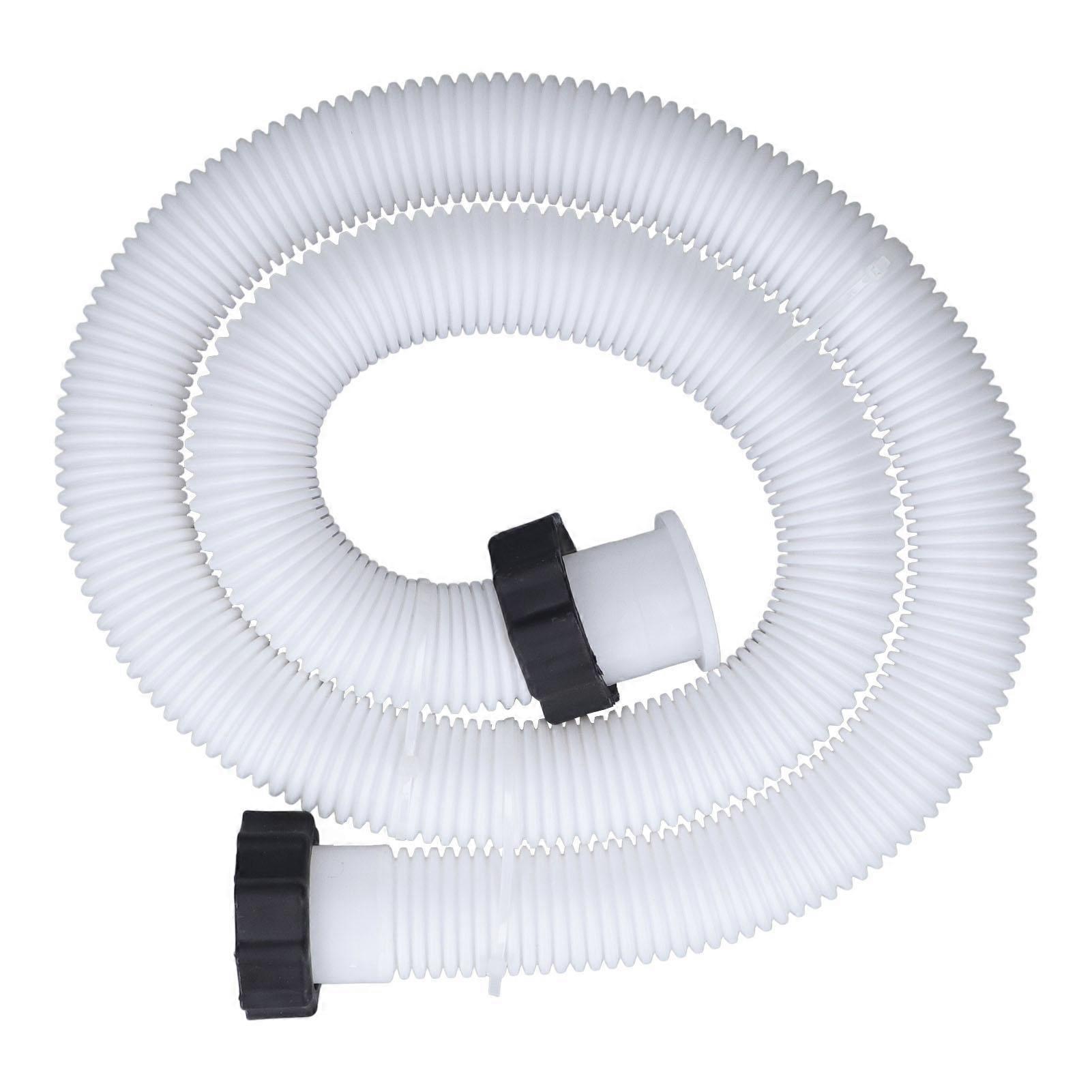 Pool Pump Replacement Hose for 1.5in Diameter Replacement Pool Hose for Above Ground Pools White