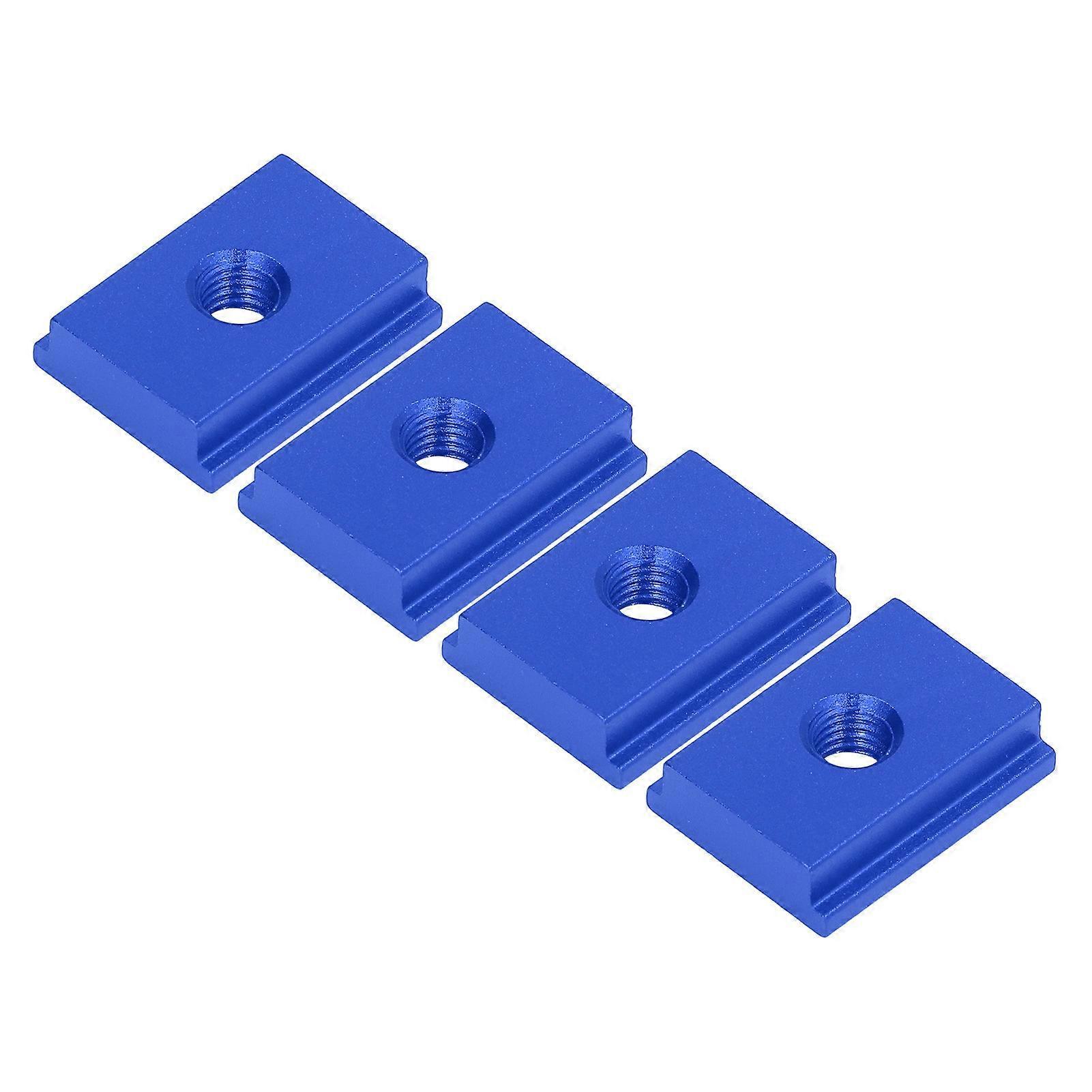 M8 Aluminium Sliding T Nut Blue
