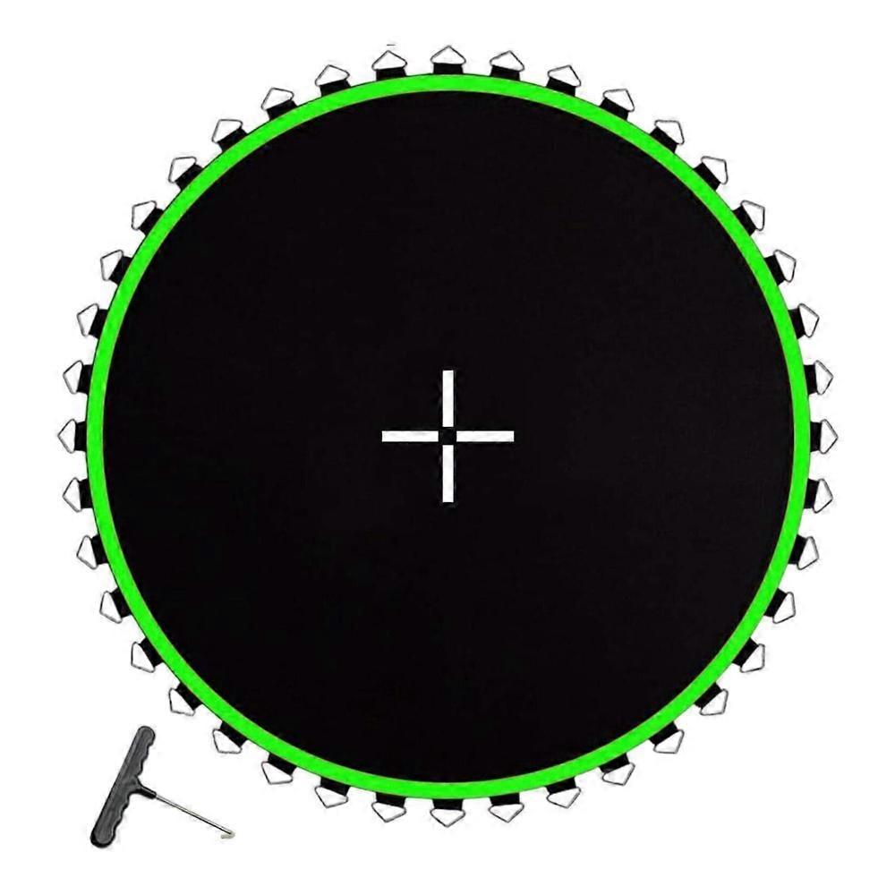 Trampoline Replacement Jumping Mat, PP Material, Round, 6FT 36 Buckles, Outdoor Use, Includes Spring Pull Tool