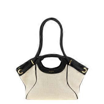 Balmain Bicolor Cotton Tote Bag