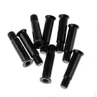 Reliable Inline & Roller Skate Fastening - 8 Pcs Axle Screws, Bolts & Bearing Spikes