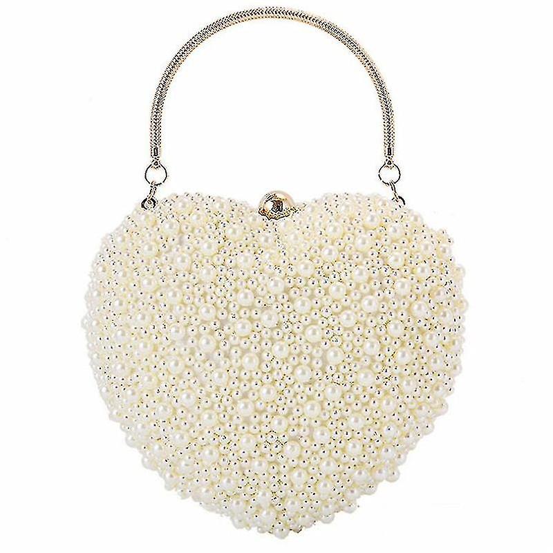Pearl Heart-formad middagsväska