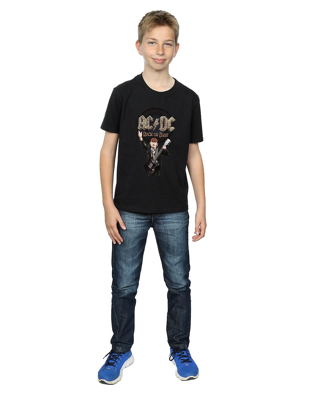 AC/DC Boys Rock Or Bust Angus Young T-Shirt | Fruugo AU