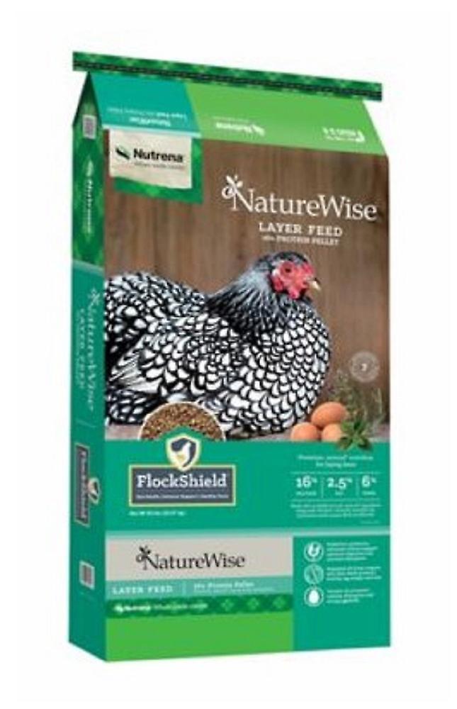 Nutrena 91587 Poultry Supplies 50 Pounds Pack NatureWise 16% Layer Feed Pellets