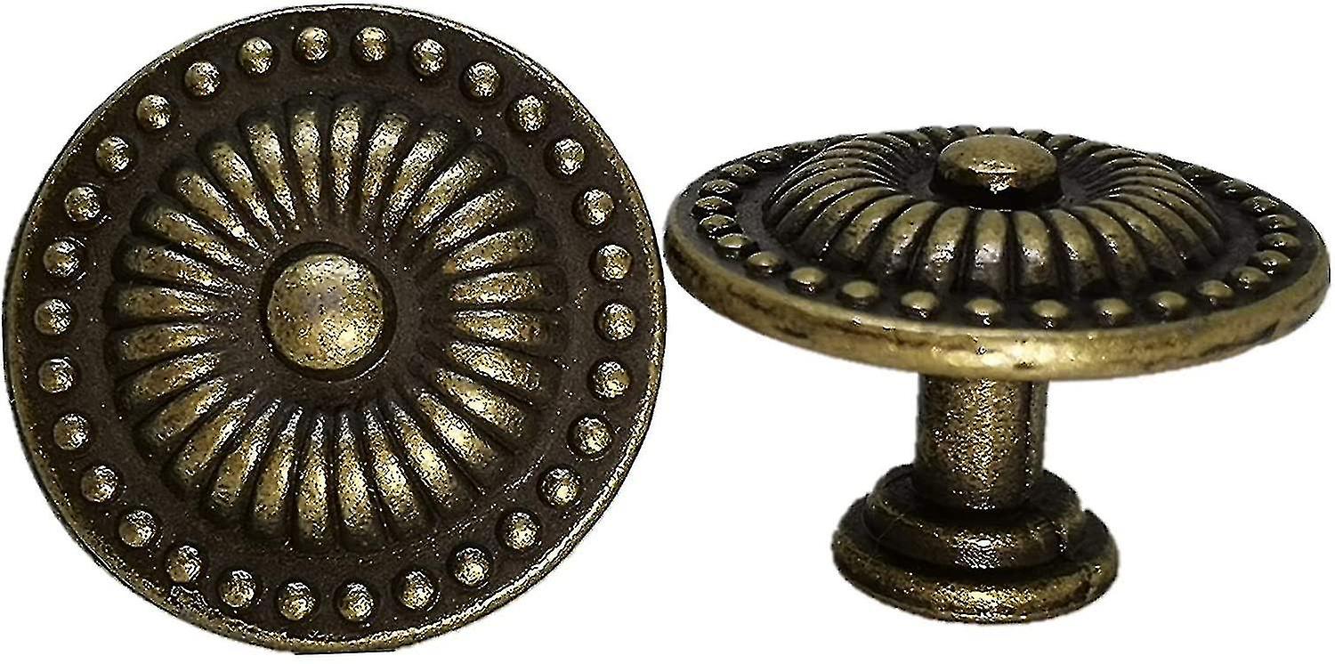 Antique Brass Furniture Knobs 10pcs