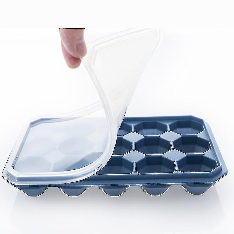 15 Grid Silicone Diamond Shape Ice Cube Tray With Diy Candy Mold Ice