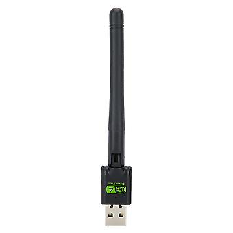 Wi Fi Wireless Adapter,Drive Free USB2.0 WiFi Network Card Antenna Adapter Wireless Antenna Crafted with Care