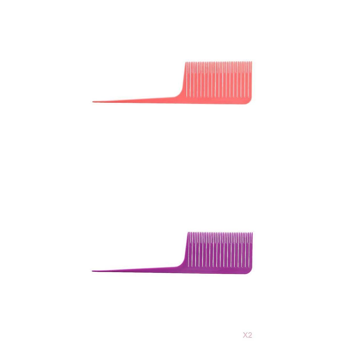 3Pcs Retractable Sectioning Weave Highlighting Foiling Hair Comb Dyeing