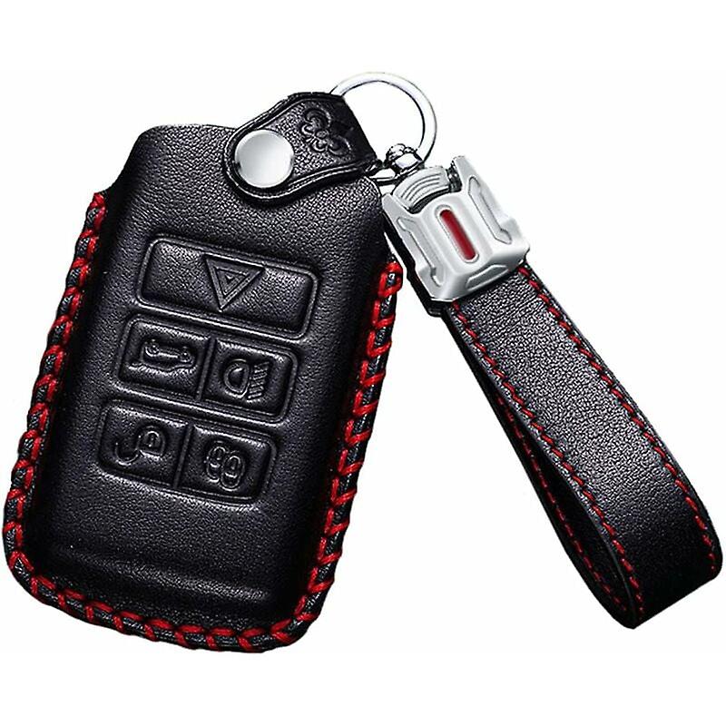 Leather car key shell (style A, black)