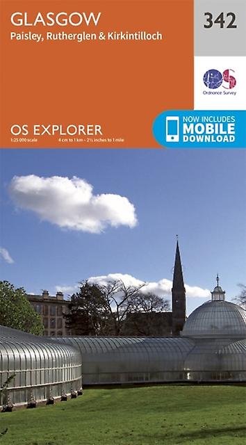 Glasgow by Ordnance Survey Paperback Book