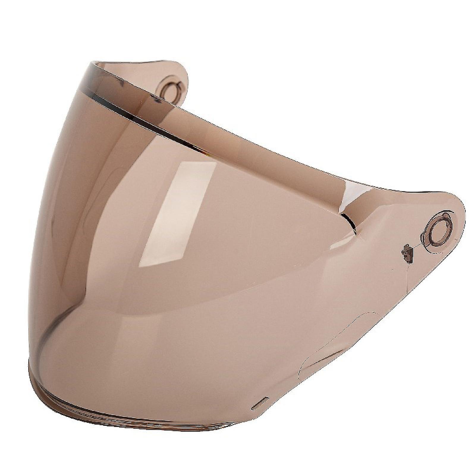 Helmet Glass Face Protector Scratch Resistance Mirrored Motorcycle Cycling Helmet Visor For Kyt Nfj Open Face Helmet