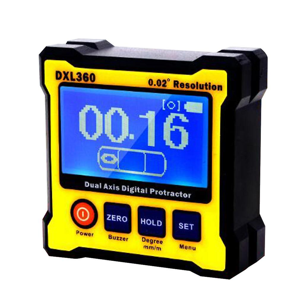 1pcs DXL360 Dual Axis Digital Angle Protractor LCD Protractor Inclinometer