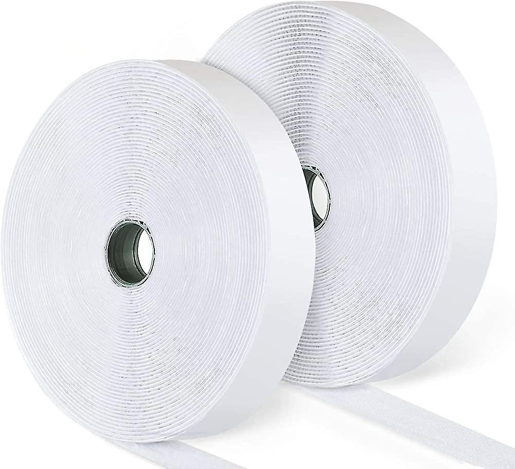 15m Adhesive Hook & Loop Tape Adhesive Tapes Self Adhesive Scratch Hook Loop Tape  Gift