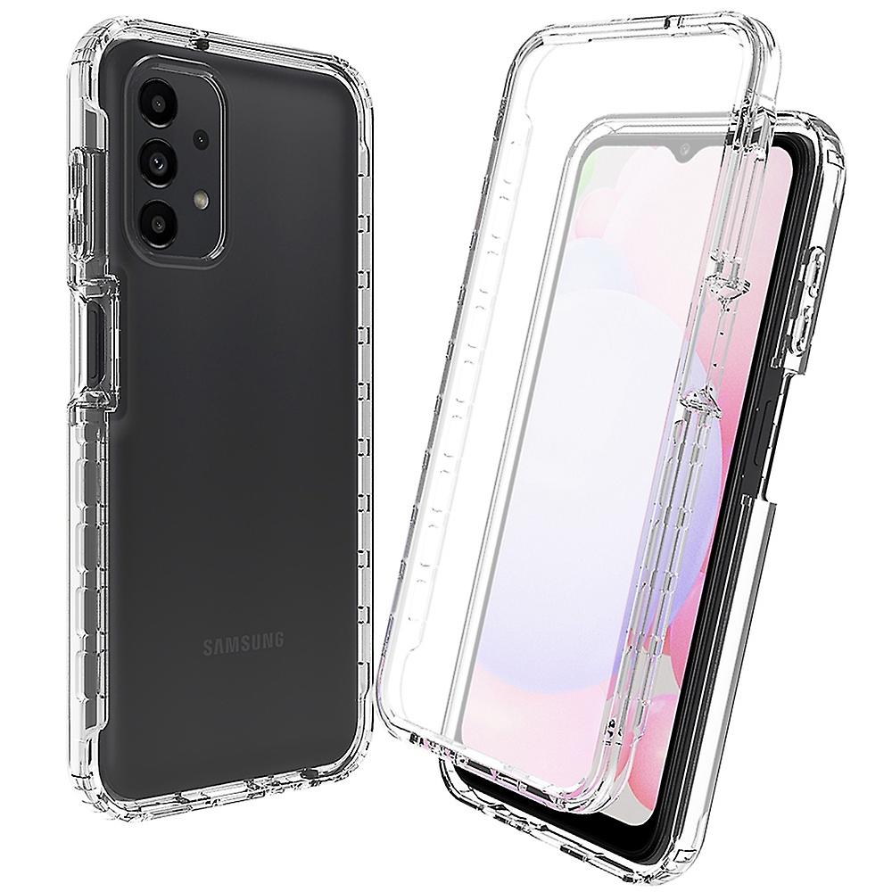 3-in-1 Phone Case for Samsung Galaxy A13 4G,Gradient Complete Covering Cell Phone Cover with PET Scr