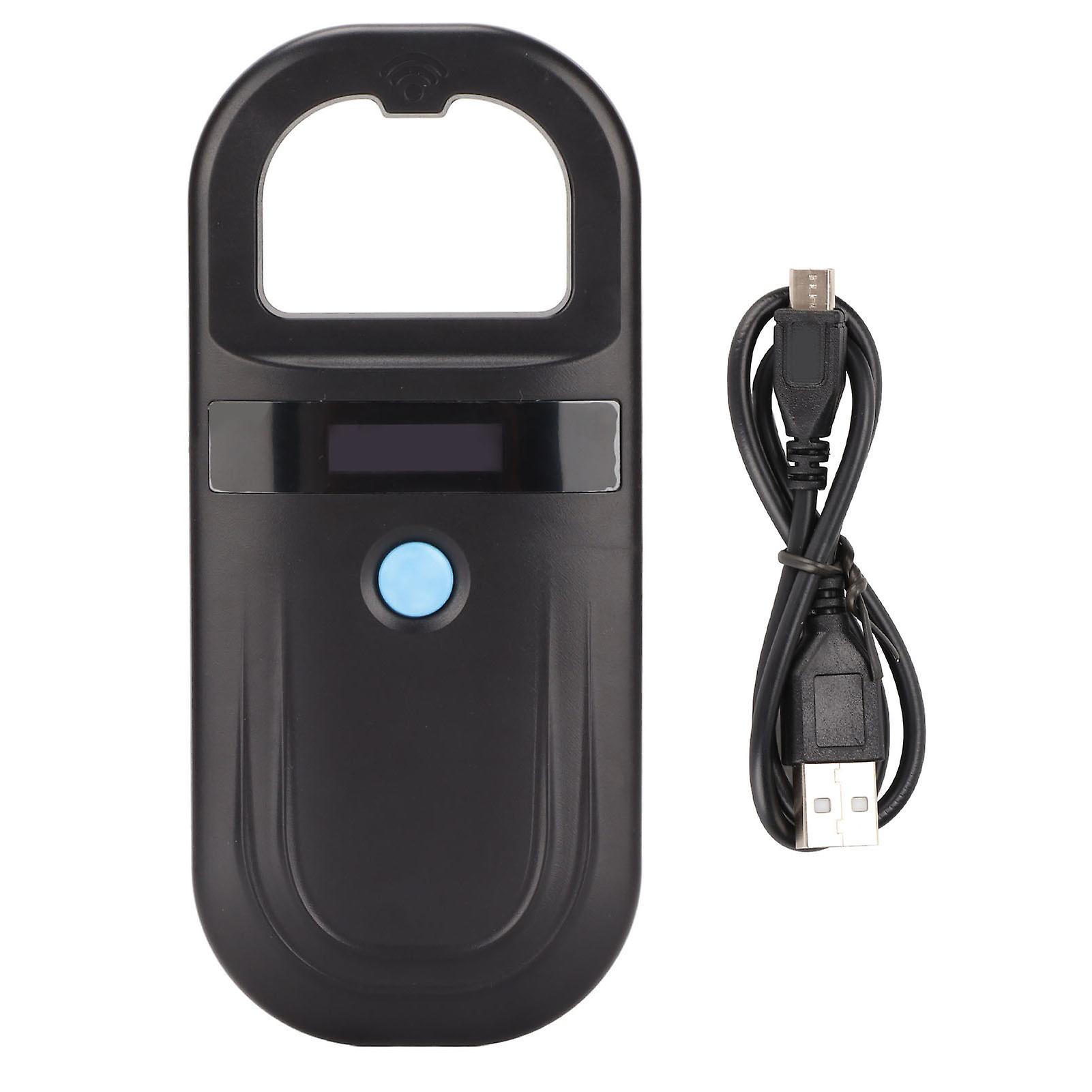 Pet ID Microchip Scanner USB Rechargeable Animal Card Reader with Storage Function for Pets