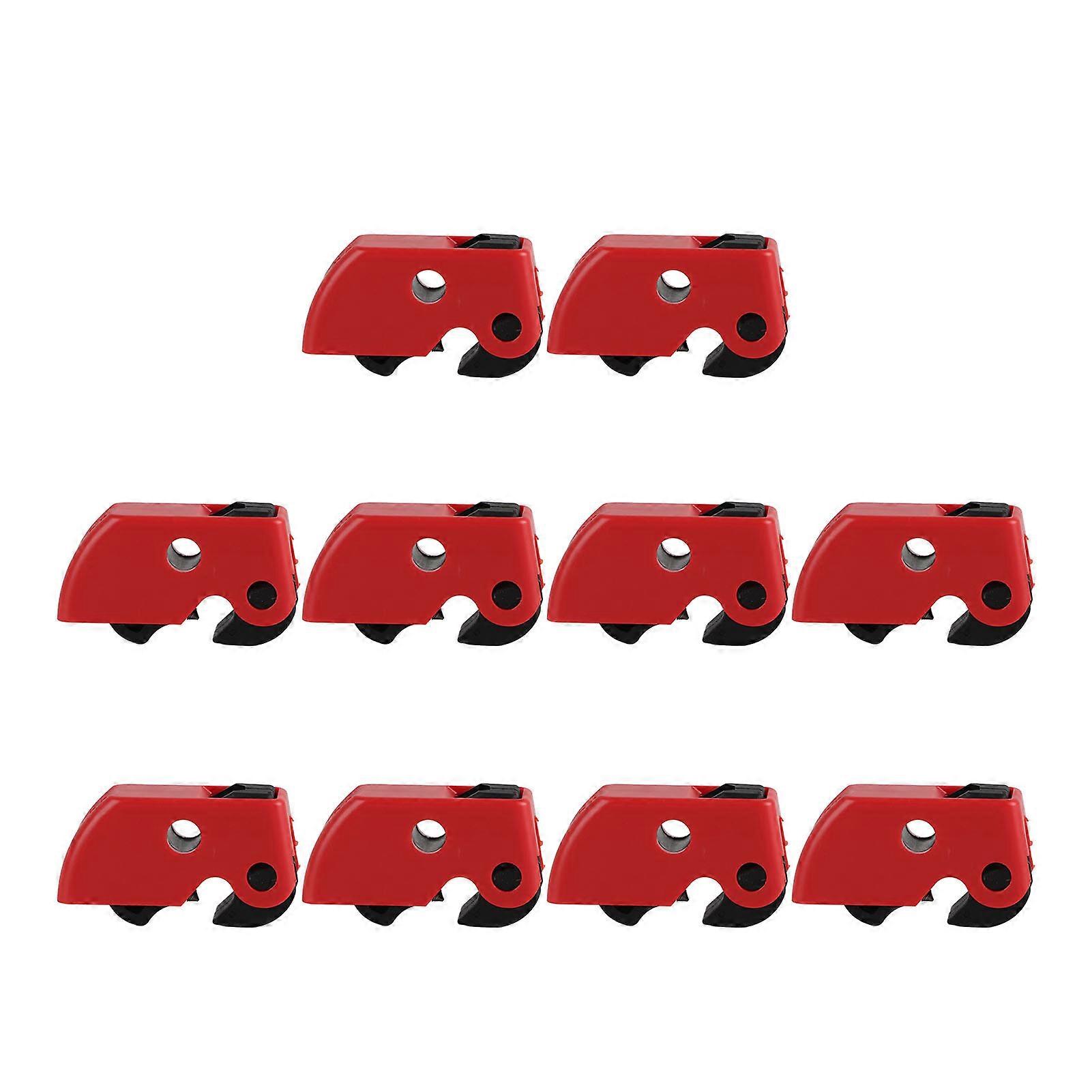 10pcs Clamp Circuit Breaker Lockout Kit for Industrial and Chemical Power Supply