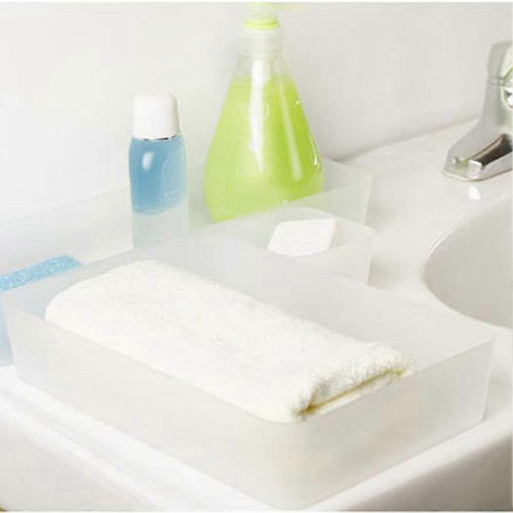 Multifunction Storage Box Organizer Lightweight Storage Basket for Home Dormitory (Square)