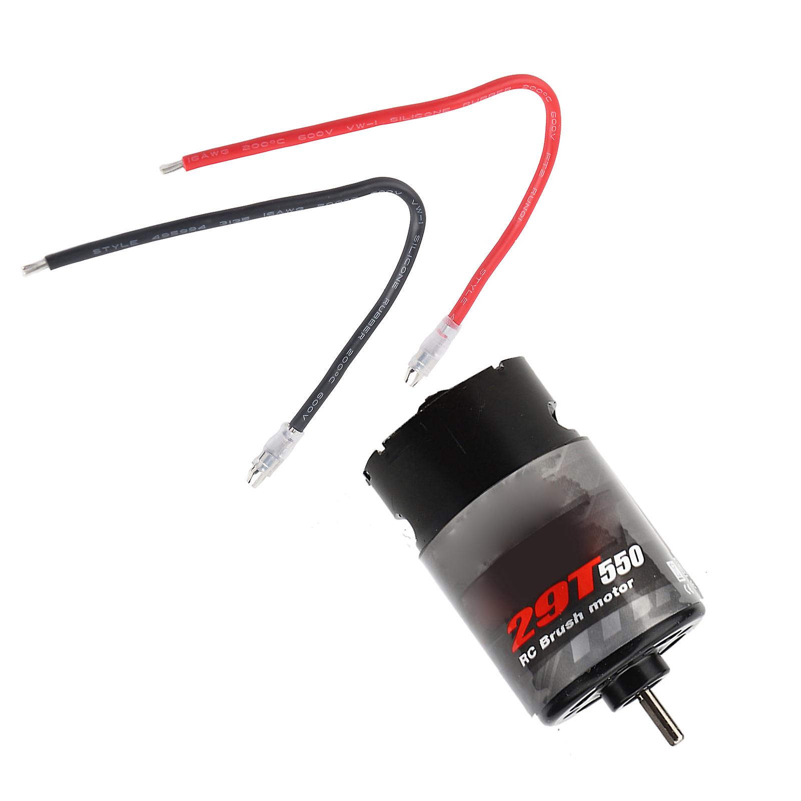 550 Brushed 550Brushed Motor High Precision Low Noise Motor Fit for 4 RC Car Model 29T