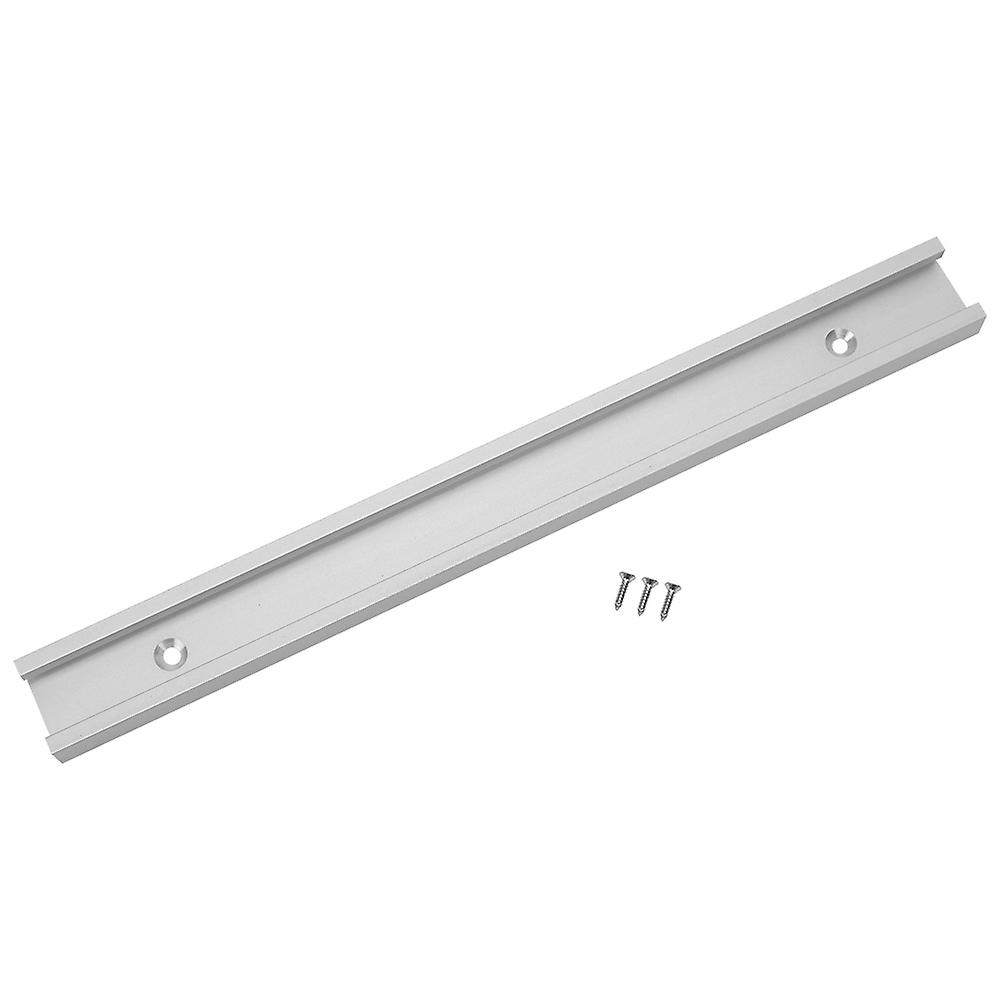 Ouitble ttrack Slot Miter Aluminum Alloy T Slot Miter Track Jig, Non-Porous Slide Slab Fixture for Woodworking, 300mm Length, Precision Tool for T