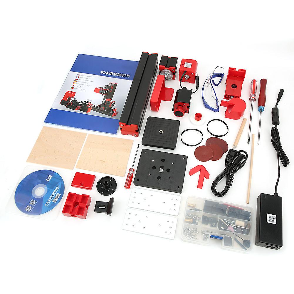 4 in 1 Mini Motorized Lathe Machine Multi Functional DIY Woodworking Tool