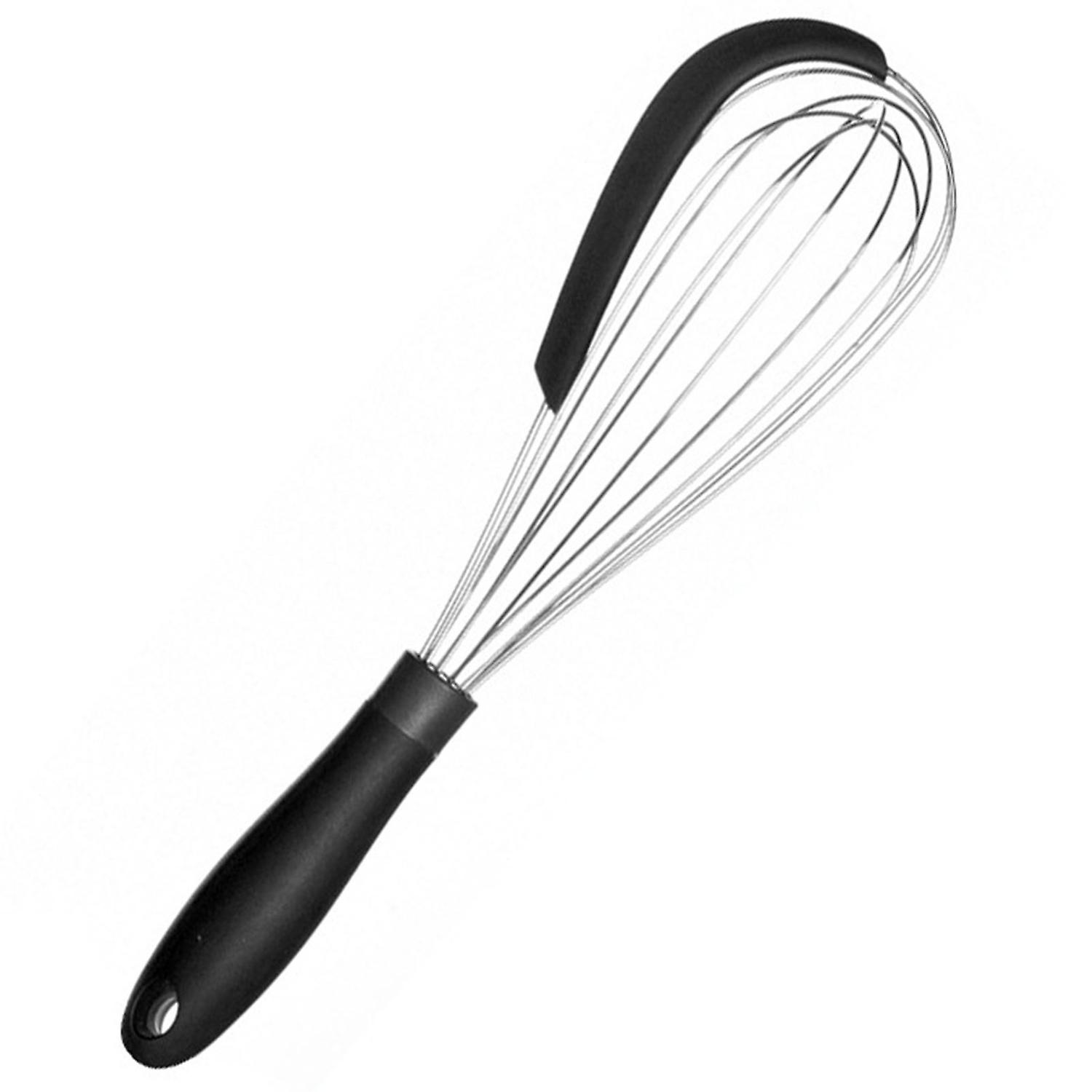 Egg Beater Easy to Use Ergonomic Handle 2-in-1 Manual Whisk Cream Scraper Baking Tool Daily Use