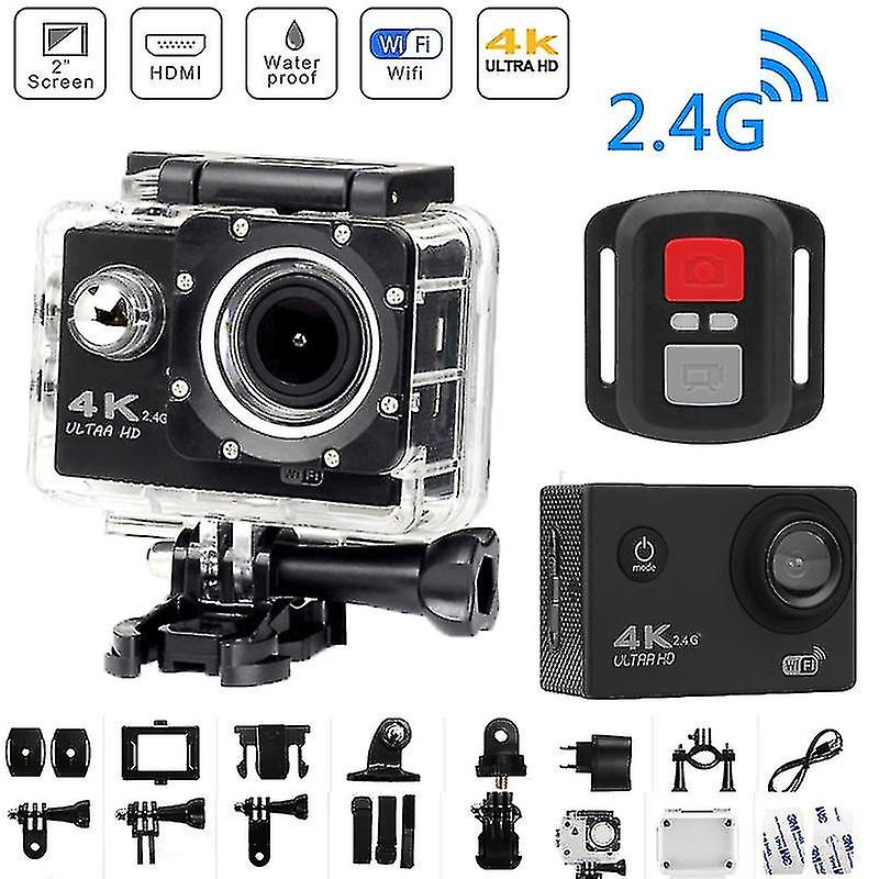 H9r Action Camera Ultra Hd 4k Wifi Remote Control Sports Video Recording Camera Underwater Waterproof 170wide Angle Mini Camera