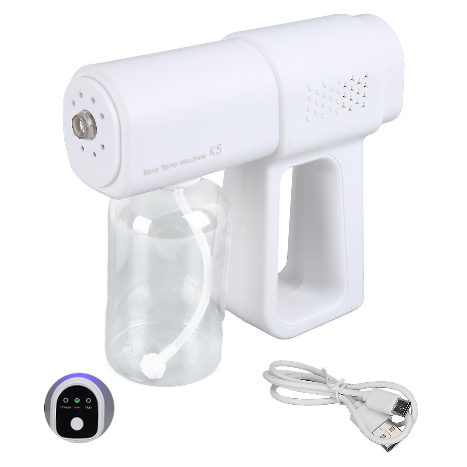 Handheld Nanometer Sprayer Wireless USB Rechargeable Fine Mist Cleaning Atomizing Sprayer 380ml