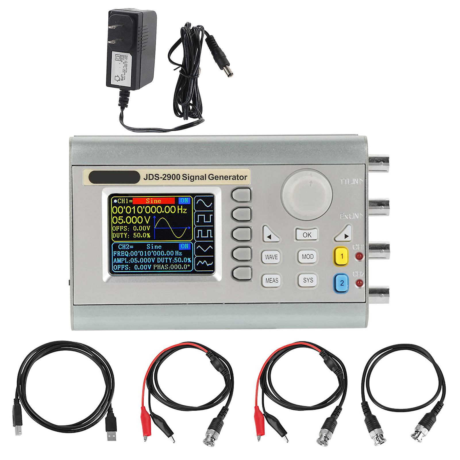 JDS2900 DDS Signal Generator 60MHz Digital Control Frequency Counter Sine Wave Function Generator for Lab Testing