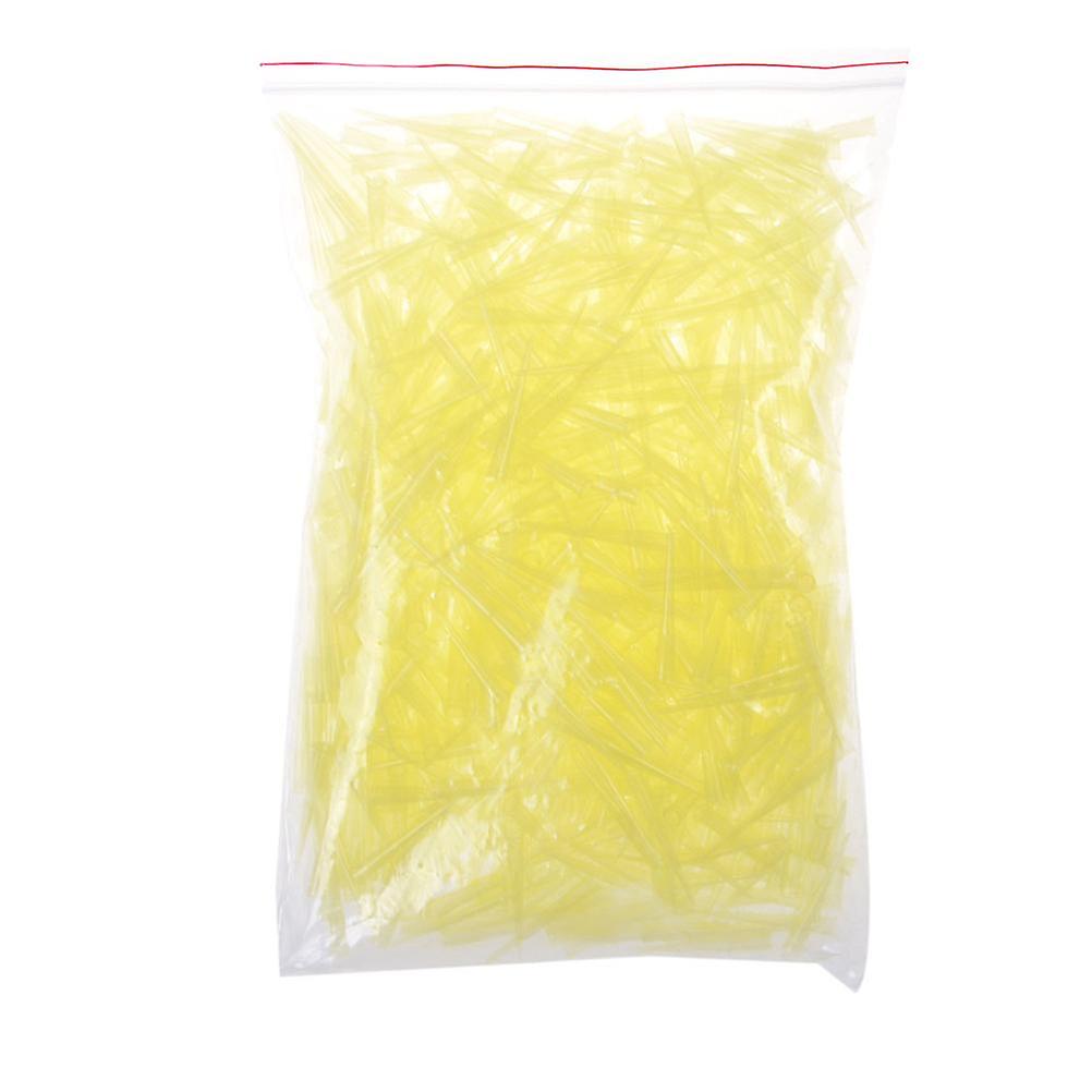Laboratorium Clear Yellow Lab Liquid Pipet PipetTor Tips 1000 stuks