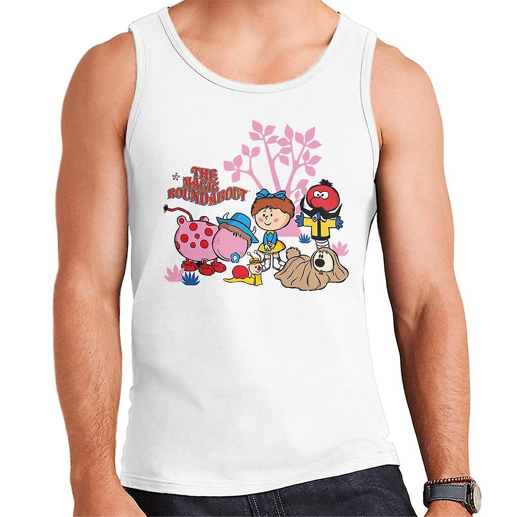 The Magic Roundabout Retro Cartoon Style Men's Vest