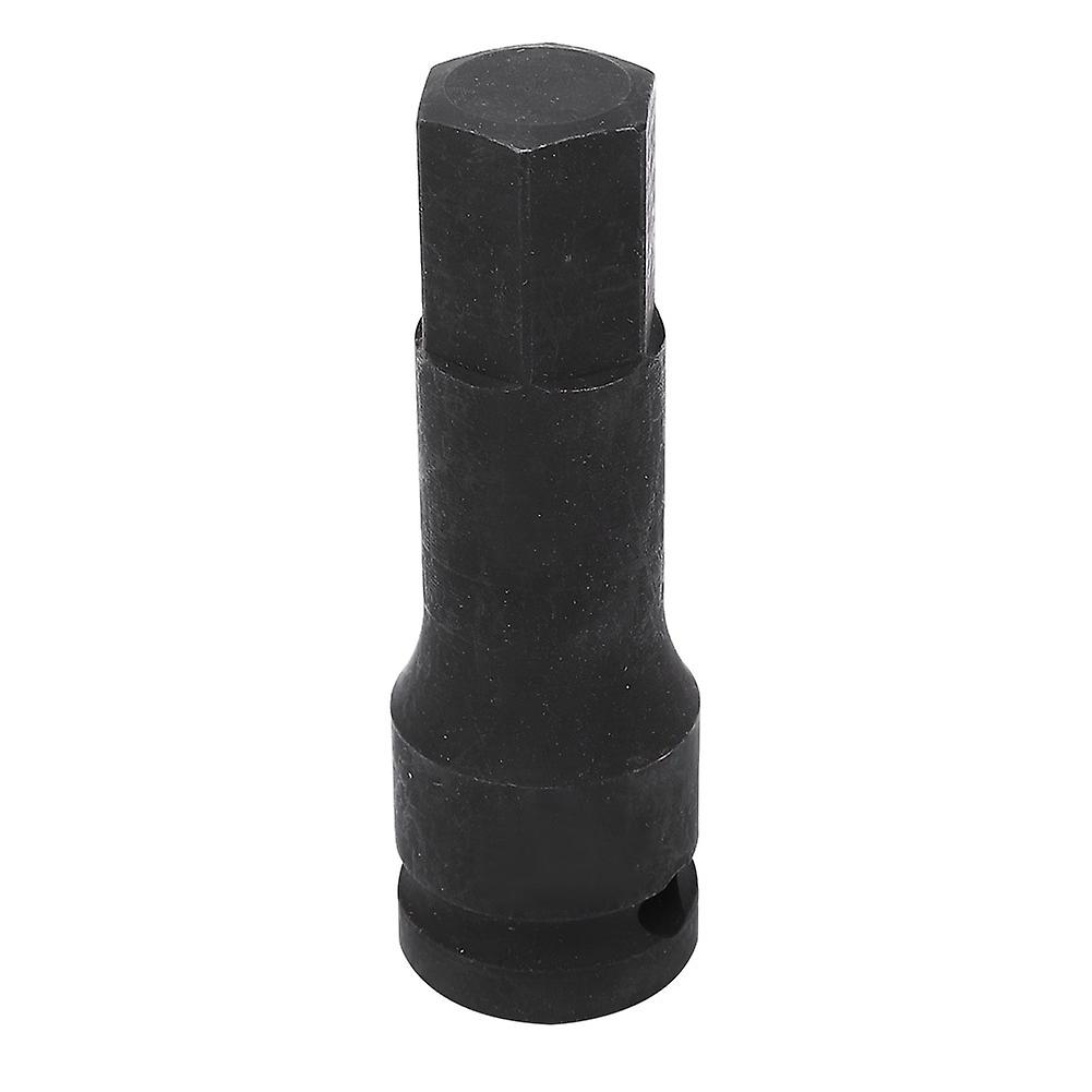 1/2 Inch Hex Bit Socket H17 Thickened Blackened Chrome Molybdenum