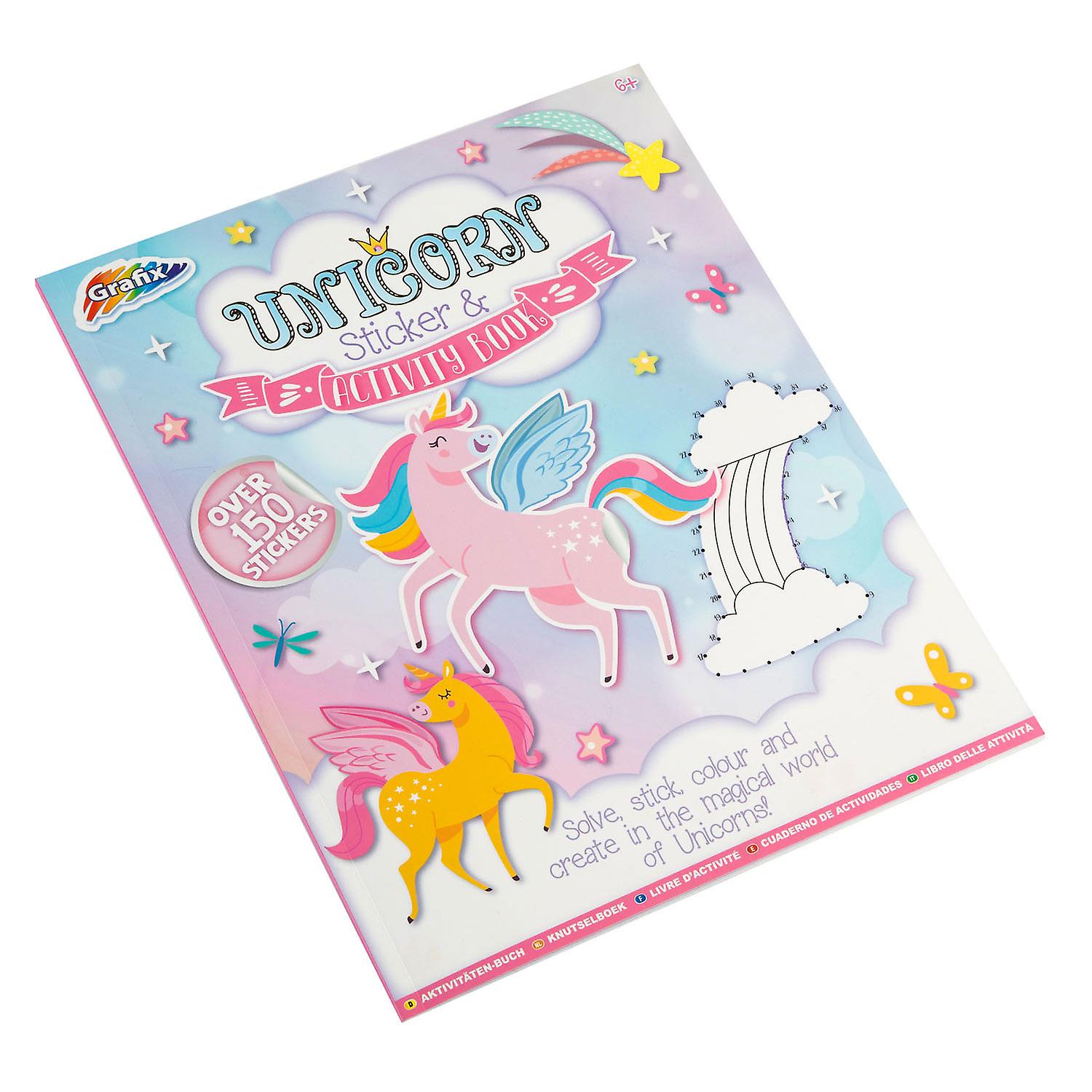 Grafix Unicorn Sticker en Activiteitenboek