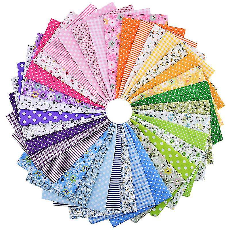 35pcs Colorful Patchwork Cloth